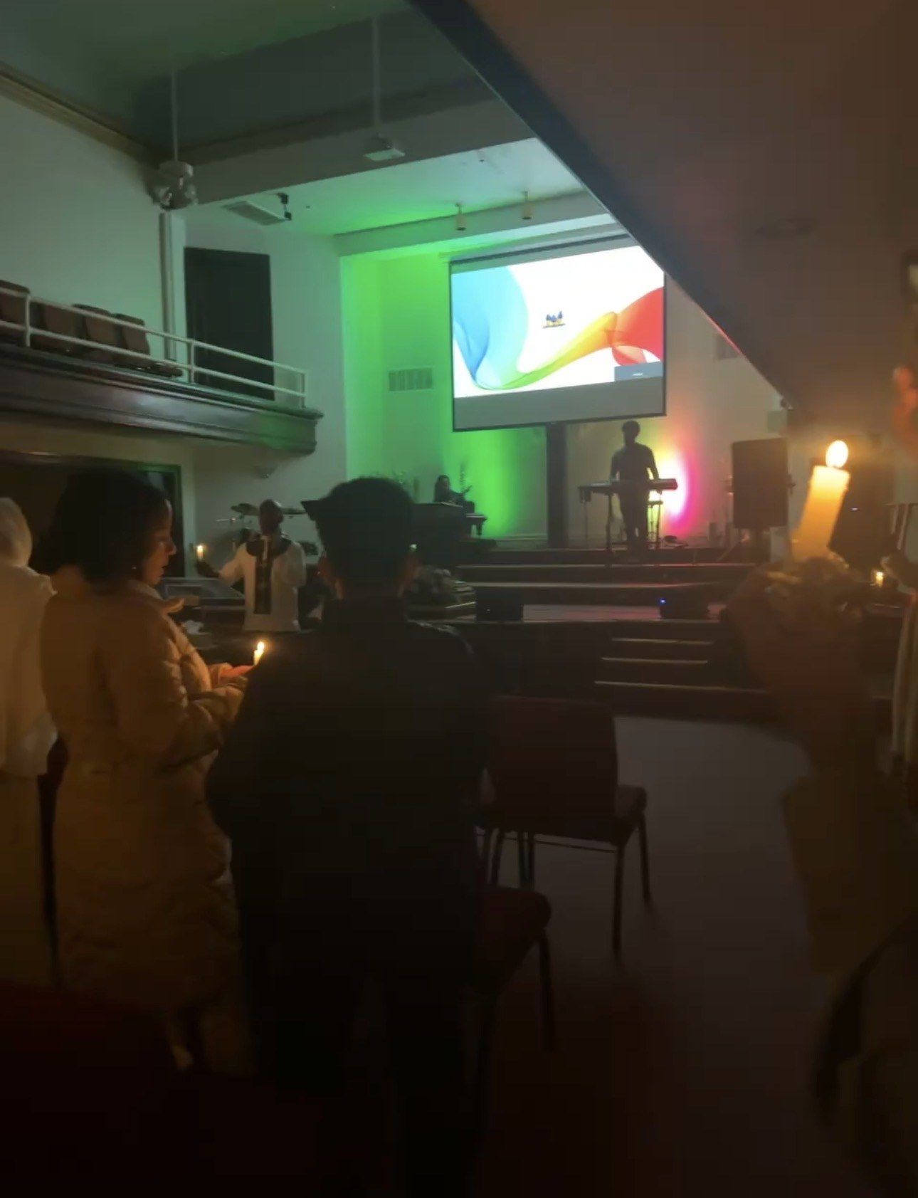 Candlelight worship night